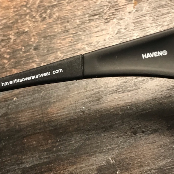 Haven Designer Fitover Sunglasses Meridian in Black & Polarized Yellow Lens - Picture 5 of 7